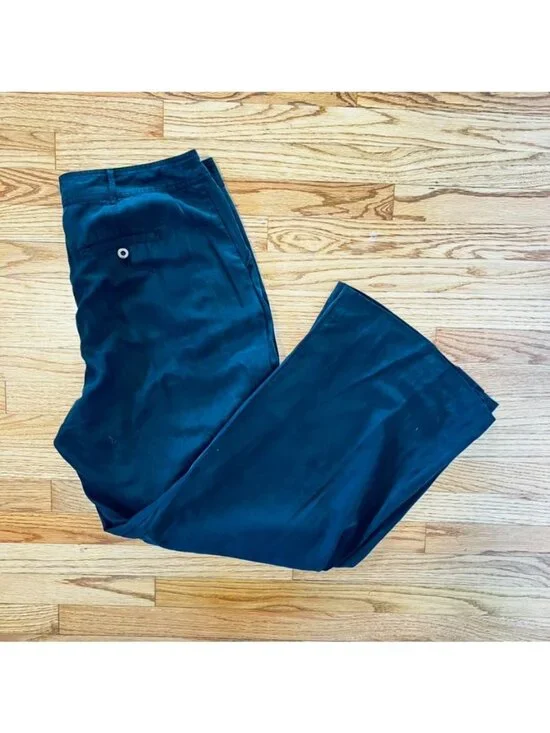 Sundance Lillie Wide-Leg Tencel Pants 10 Relaxed Minimalist Lagenlook - Picture 13 of 16